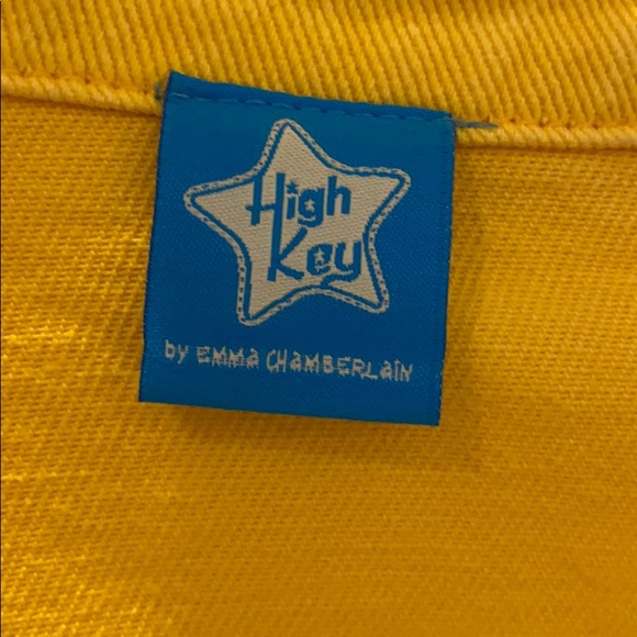 yellow denim jacket - Picture 3 of 3